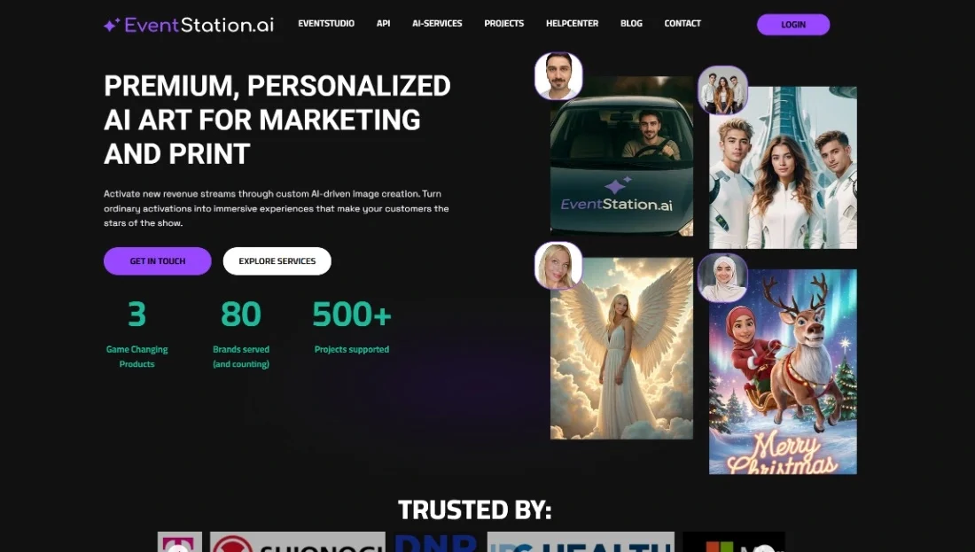 EventStation.ai — AI event platform redesign — Product design case study by Grootcore